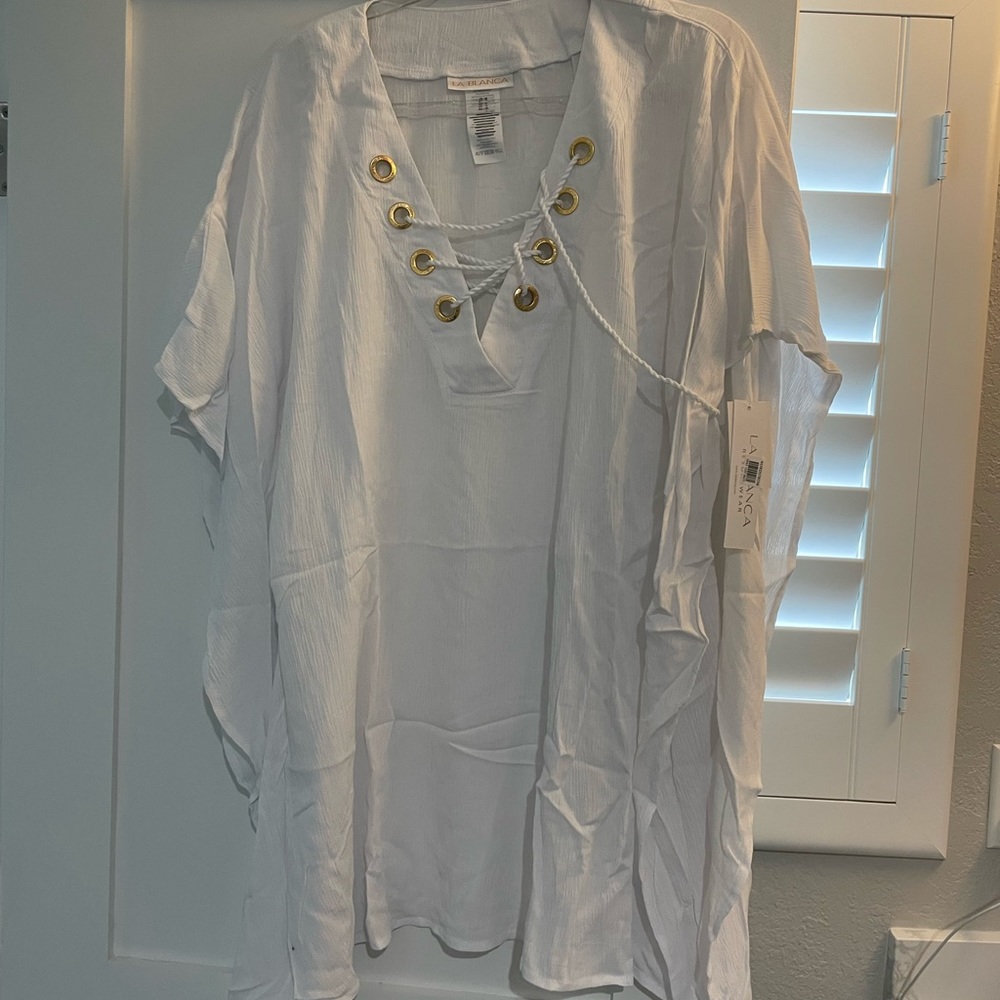 La Blanca White Coverup Women’s